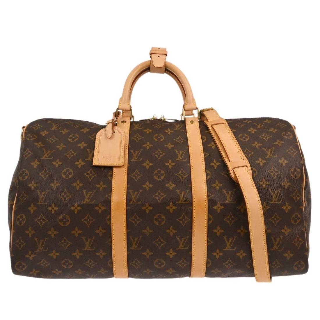 Louis Vuitton Keepall Bandouliere 50 Monogram Canvas Large Duffle Bag M41416 (1 of 9)