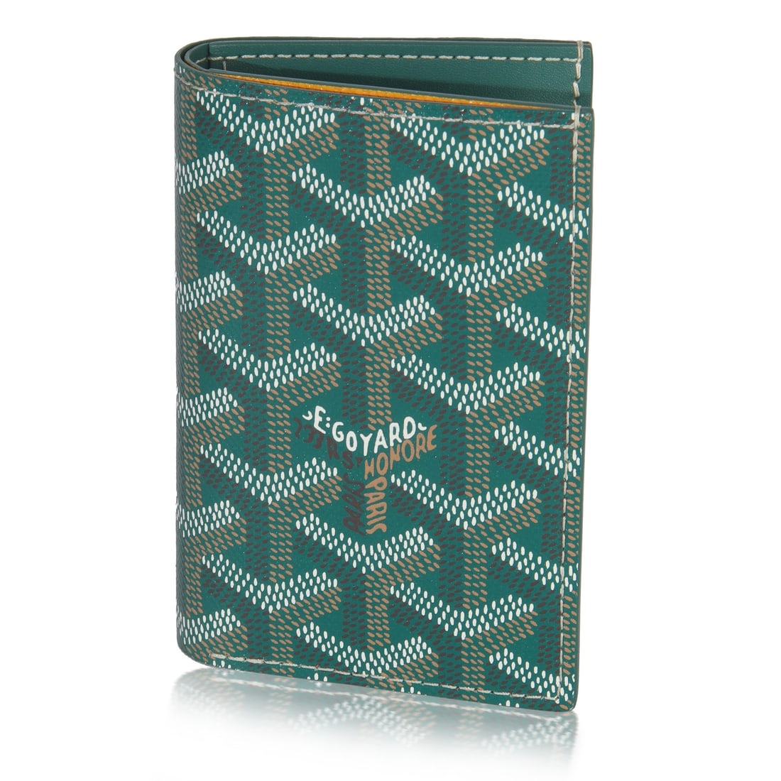 Saint Pierre Card Holder Green Canvas Wallet by Goyard (1 of 6)