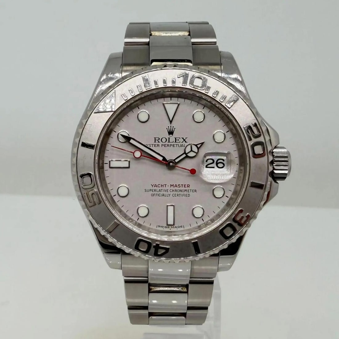 Yacht-Master 16622 Automatic Watch with Platinum Bezel and Grey Dial (1 of 5)