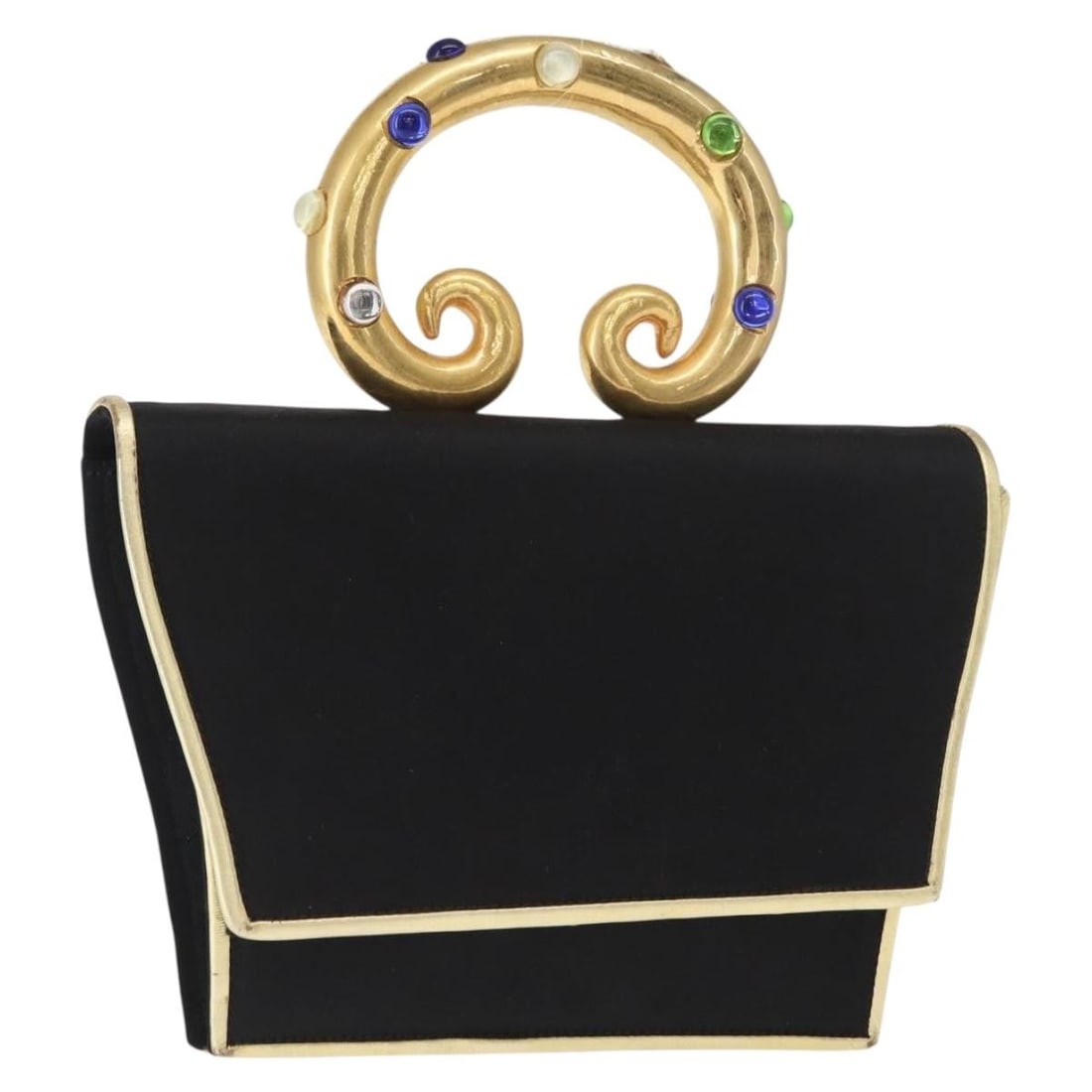 Black Nylon Vintage Givenchy Purse 16cm by 15cm by 3cm: Black Nylon Vintage Givenchy Purse 16cm by 15cm by 3cm This vintage Givenchy handbag for women features a black nylon exterior with metal fittings. It measures 16cm x 15cm x 3cm and was made in France