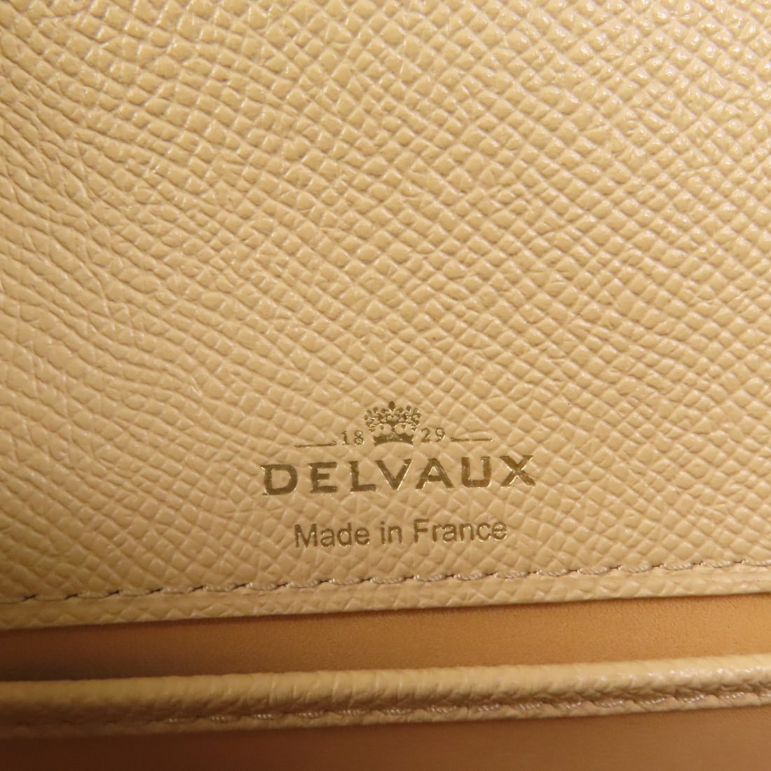Delvaux Tempete PM 2way Shoulder Bag Beige Calfskin Leather - 10