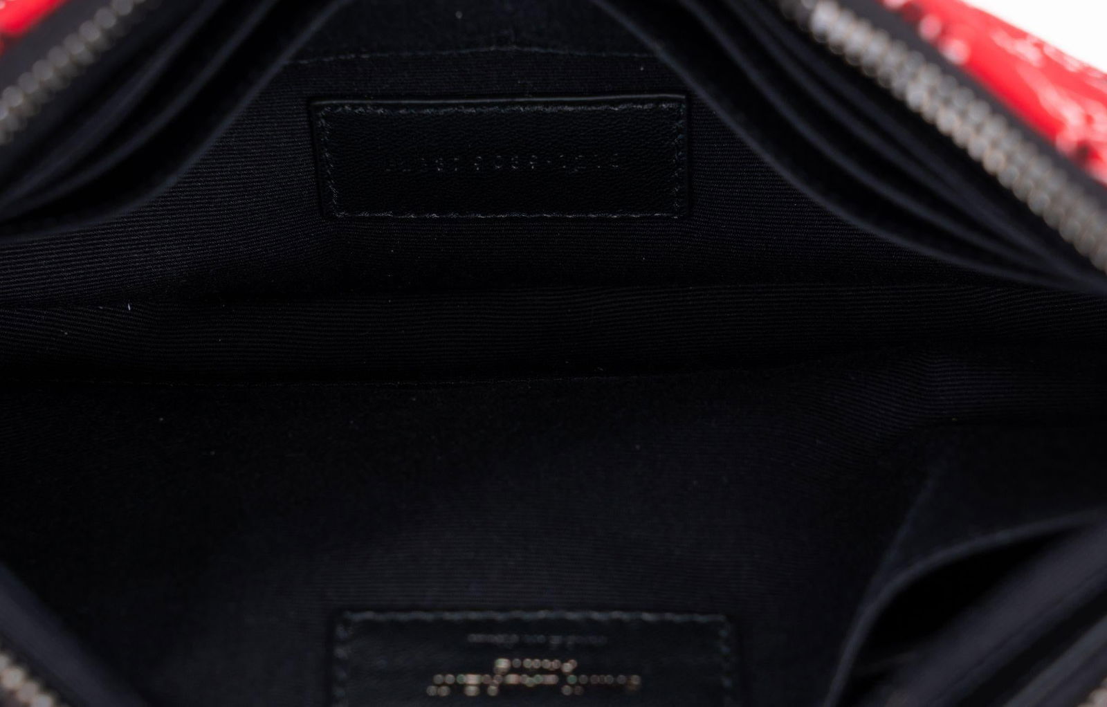 YSL Red Bandana Clutch with Detachable Wristlet - 6