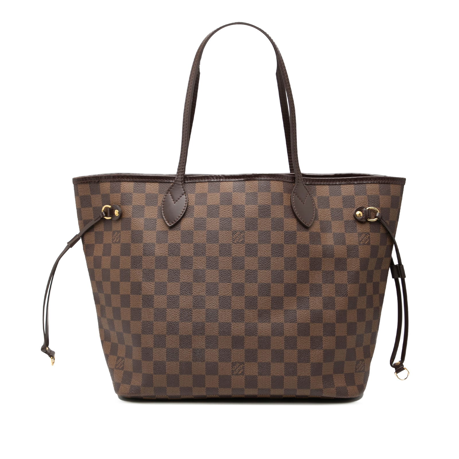 Louis Vuitton Neverfull MM Tote in Damier Ebene Canvas with Leather Trim (1 of 7)