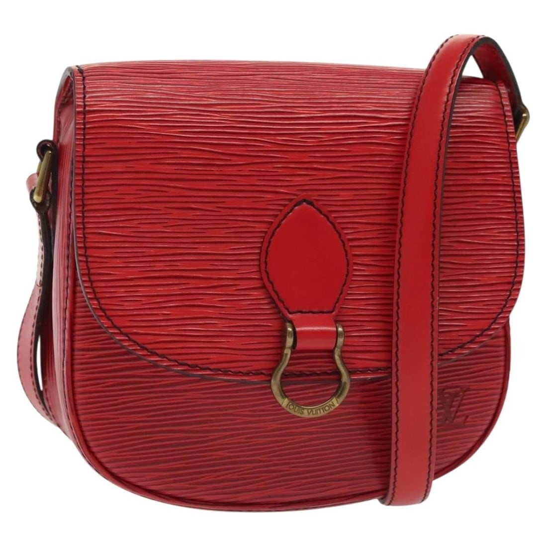 LOUIS VUITTON Epi Saint Cloud PM Shoulder Bag Red M52217 France Auth: LOUIS VUITTON Epi Saint Cloud PM Shoulder Bag Red M52217 France Auth Elevate your accessory collection with this authentic Louis Vuitton Epi Saint Cloud PM Shoulder Bag. Crafted from premium Epi leath