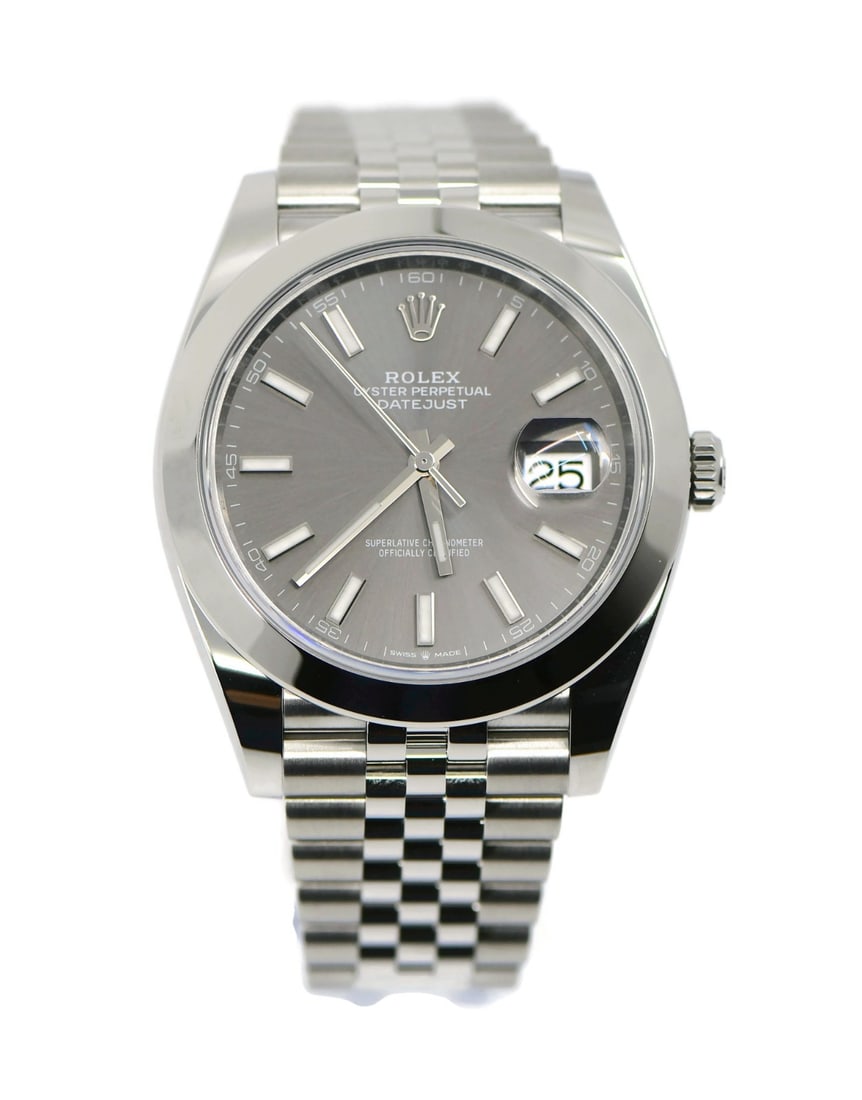 Rolex Datejust 126300 Stainless Steel Automatic Watch with Box and Papers (1 of 6)