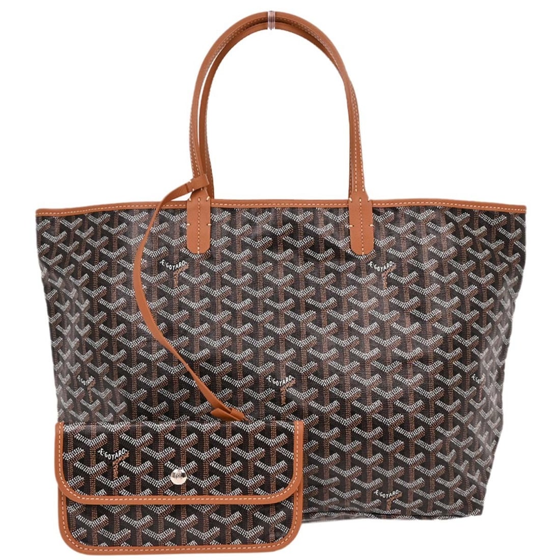 Black Coated Canvas Tote Bag Goyard Saint Louis 34cm by 27cm by 13cm (1 of 10)