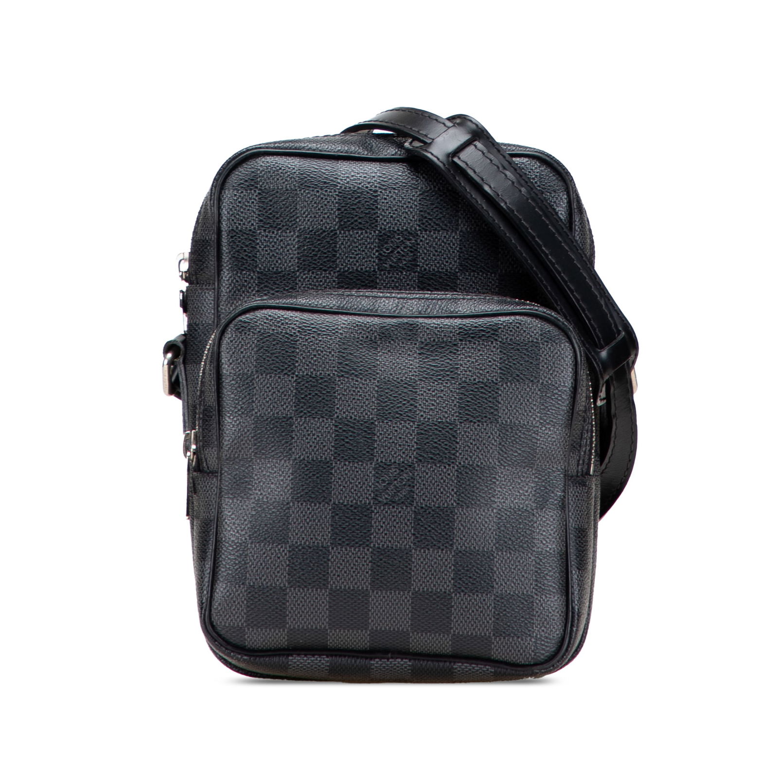 Louis Vuitton Damier Graphite Rem Bag Black Canvas with Leather Trim (1 of 10)