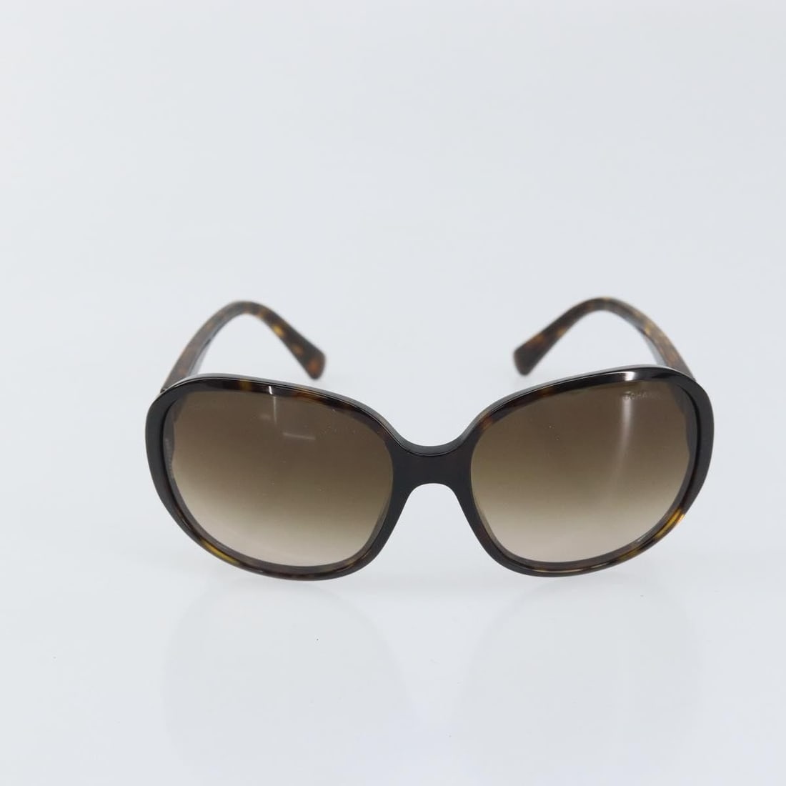 Chanel Brown Plastic Sunglasses for Women 13cm Width (1 of 13)