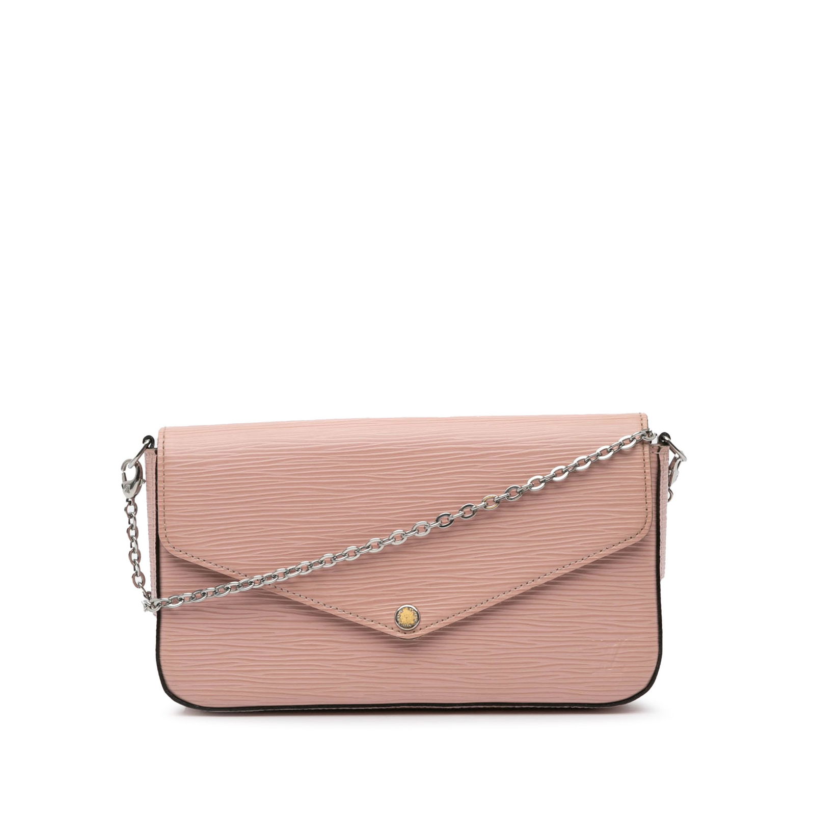Louis Vuitton Epi Pochette Felicie Pink Leather Bag (1 of 14)