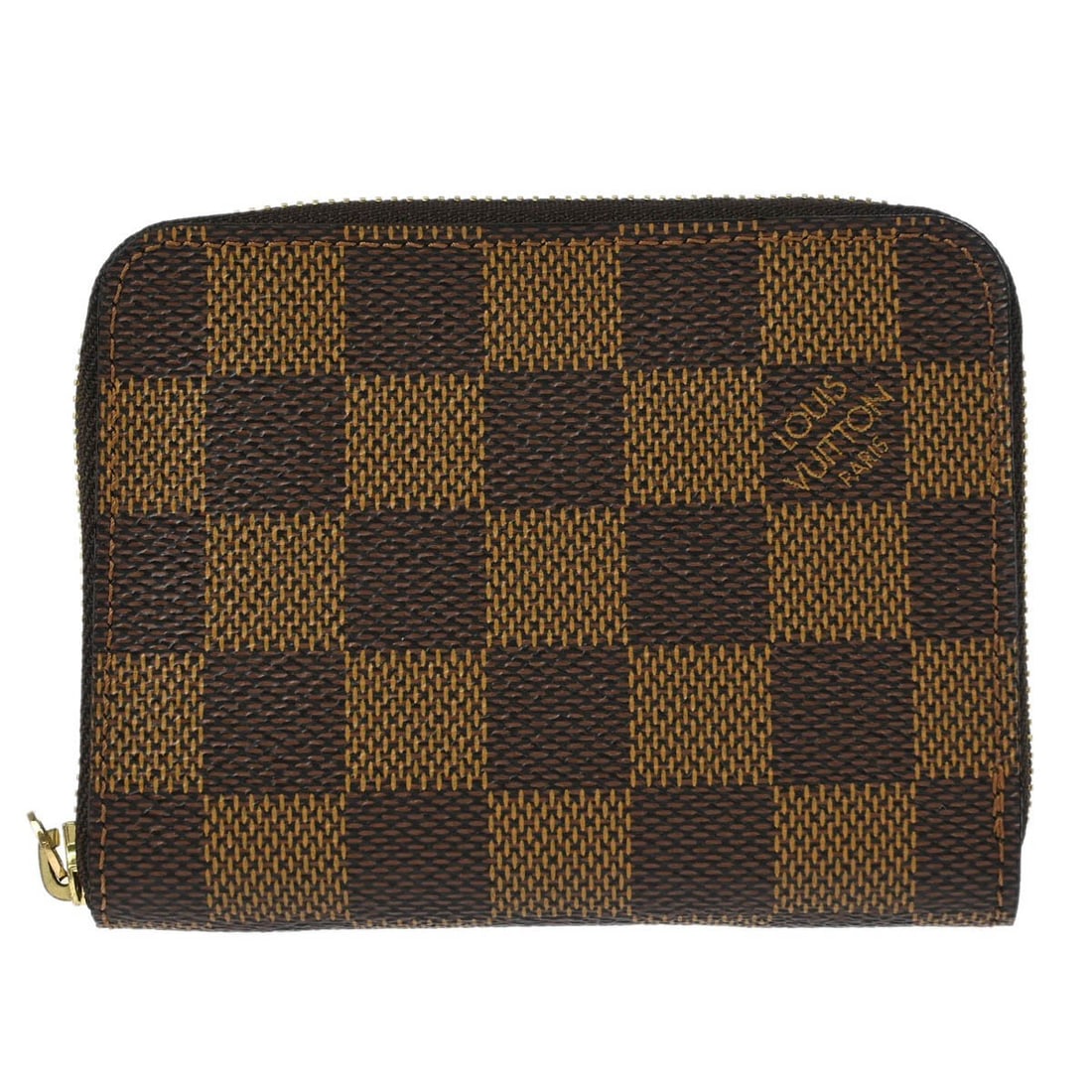 Louis Vuitton Damier Zippy Coin Purse Wallet N63070 Vintage Brown: Louis Vuitton Damier Zippy Coin Purse Wallet N63070 Vintage Brown Introducing the Louis Vuitton Damier Zippy Coin Purse Wallet, a perfect blend of style and functionality. Crafted from durable Damier