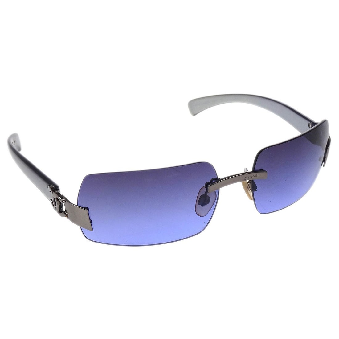 Chanel Purple Sunglasses Eyewear Logo Style L4089007 (1 of 7)
