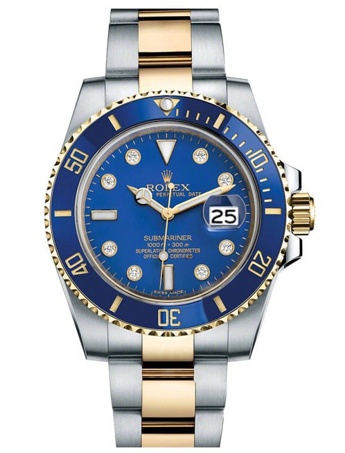 2017 Rolex 116613LB Submariner Blue Dial Oyster Bracelet New Card (1 of 5)