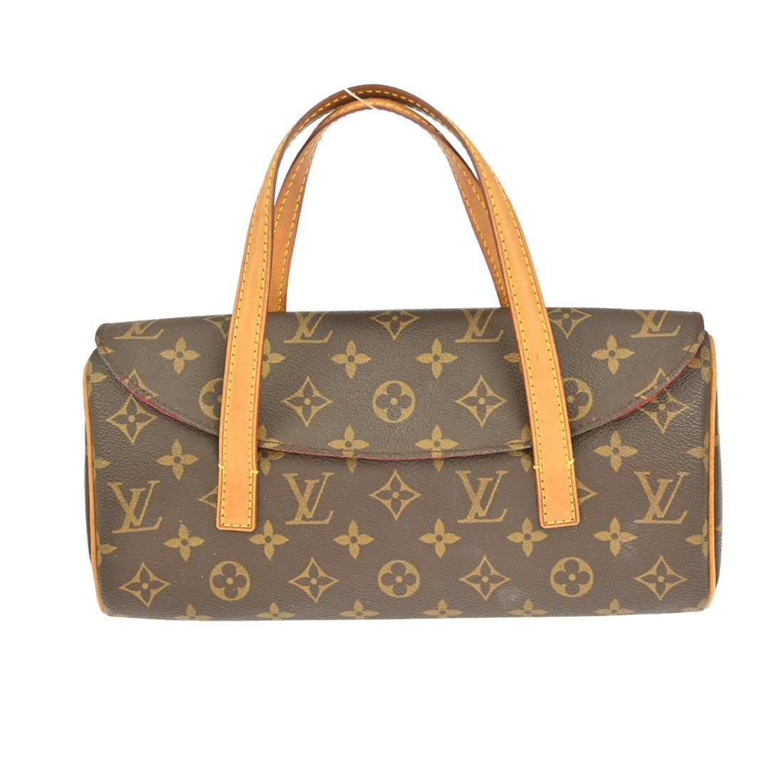 Louis Vuitton Sonatine Monogram Canvas Leather Medium Brown Handbag M51902: Louis Vuitton Sonatine Monogram Canvas Leather Medium Brown Handbag M51902 This Louis Vuitton Sonatine handbag features the signature monogram canvas leather exterior in brown with a medium size profi
