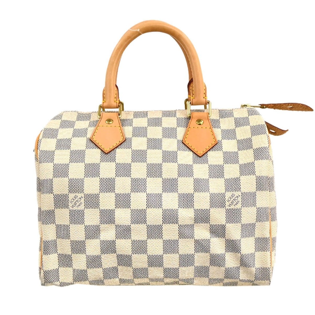 Louis Vuitton Speedy 25 Damier Azur Handbag N41534 Vintage: Louis Vuitton Speedy 25 Damier Azur Handbag N41534 Vintage The Louis Vuitton Damier Azur Speedy 25 Handbag is a stylish and functional accessory crafted from durable leather and Damier Azur canvas. Th