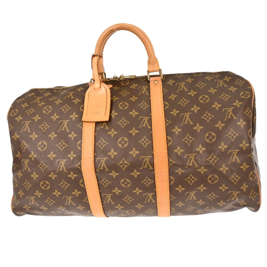 Louis Vuitton Monogram Canvas Keepall Travel Bag 50cm: Louis Vuitton Monogram Canvas Keepall Travel Bag 50cm Louis Vuitton Keepall Bag crafted from monogram canvas in brown, designed for unisex use. This travel bag features a spacious interior suitable fo