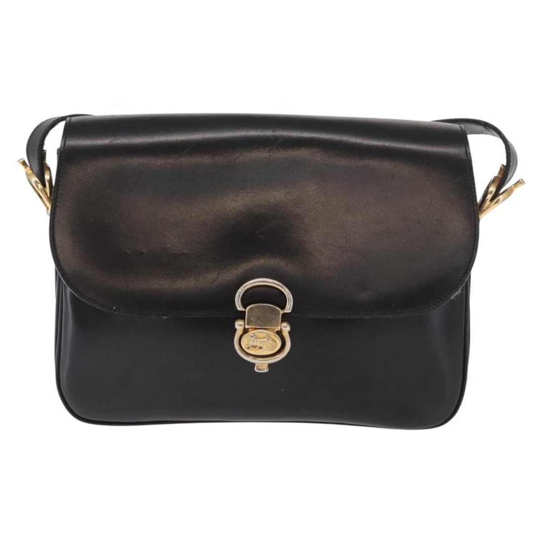 Celine Black Leather Vintage Shoulder Bag for Women (1 of 18)
