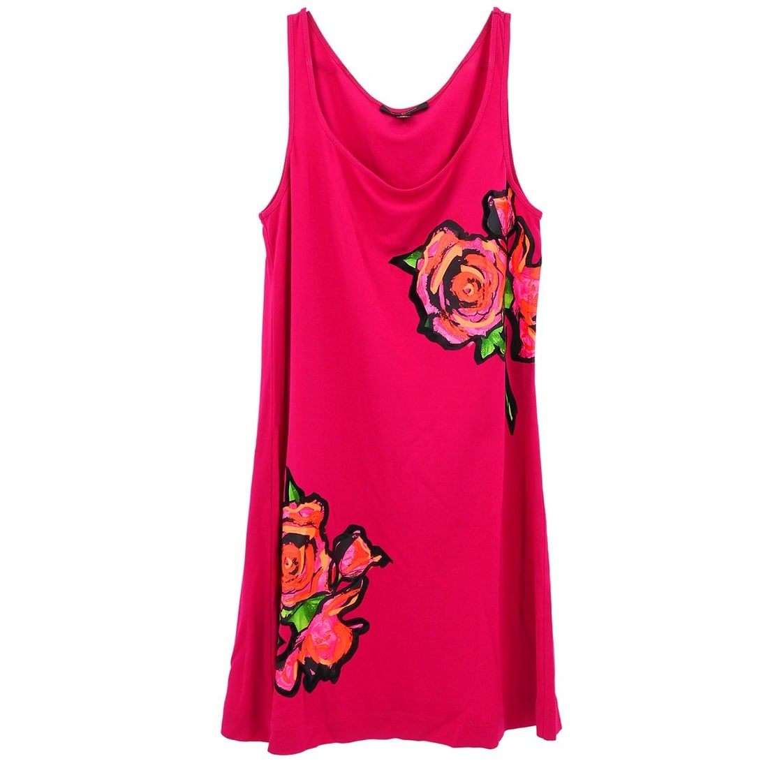 Louis Vuitton Pink Sleeveless Tank Dress Size 38 Italy Vintage: Louis Vuitton Pink Sleeveless Tank Dress Size 38 Italy Vintage Make a statement this summer with this vintage Louis Vuitton sleeveless tank dress in a delightful pink hue. Crafted from 100% rayon, thi