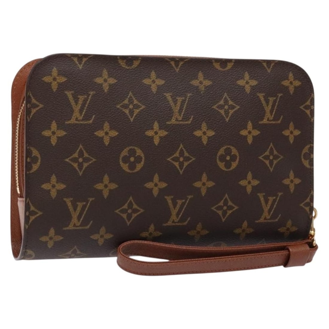 LOUIS VUITTON Monogram Orsay Clutch Bag M51790 Auth France (1 of 18)