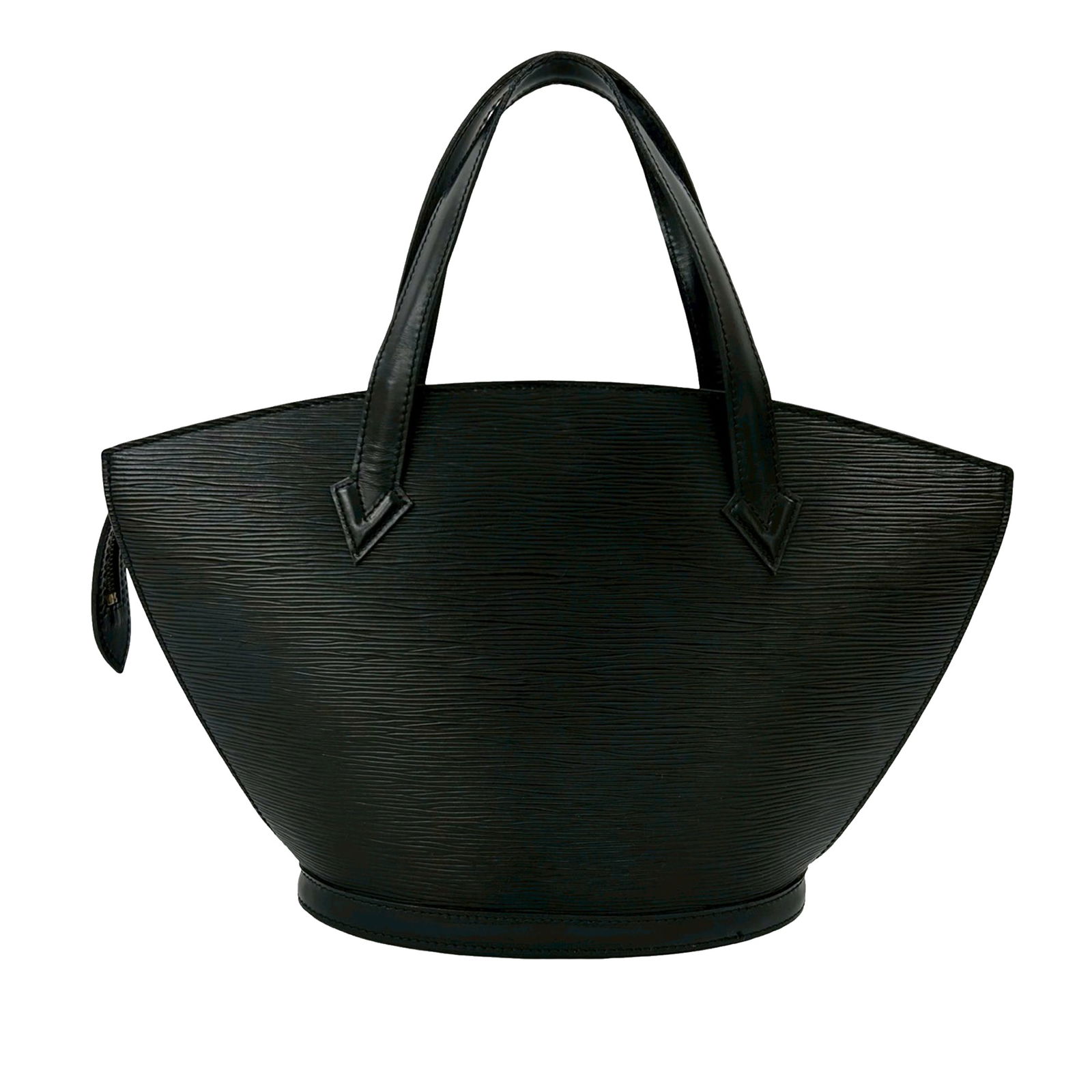 Black Epi Leather Saint Jacques PM Handbag by Louis Vuitton with Short Strap (1 of 9)