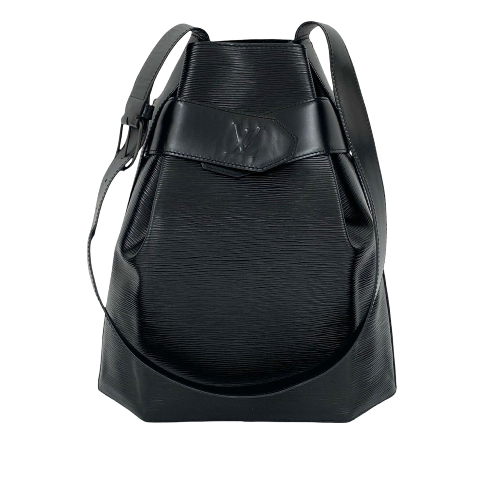 Louis Vuitton Epi Leather Sac D'Epaule GM Shoulder Bag Black (1 of 9)