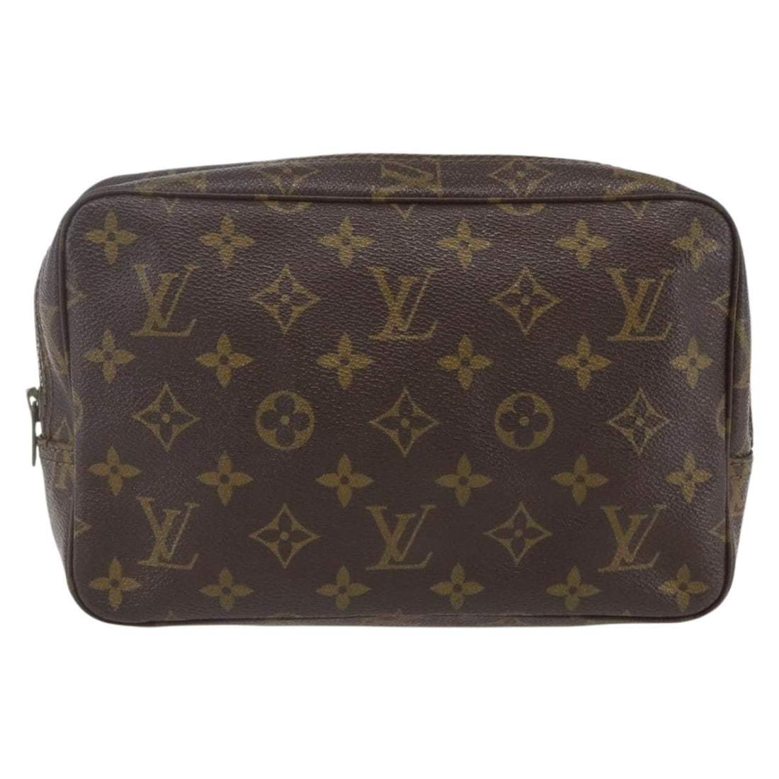 Louis Vuitton Monogram Canvas Trousse Toilette Brown 23cm x 15cm x 5.5cm: Louis Vuitton Monogram Canvas Trousse Toilette Brown 23cm x 15cm x 5.5cm This Louis Vuitton Trousse Toilette is crafted from signature monogram canvas designed for female use. It features a brown colo