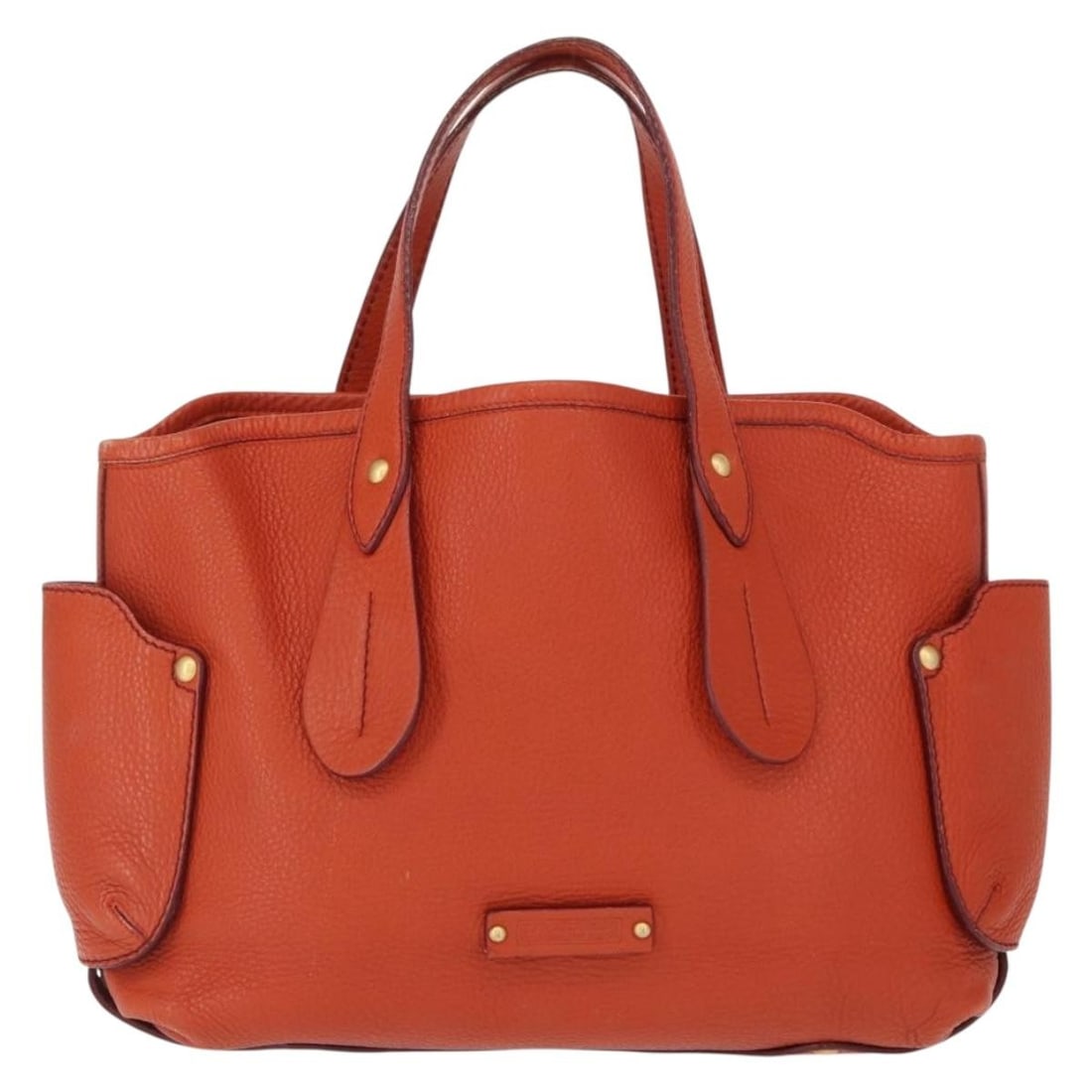 Orange Leather Vintage Tote from Salvatore Ferragamo Italy: Orange Leather Vintage Tote from Salvatore Ferragamo Italy This Salvatore Ferragamo vintage tote bag is crafted from orange leather and features a spacious design suited for everyday use. Made in Ital