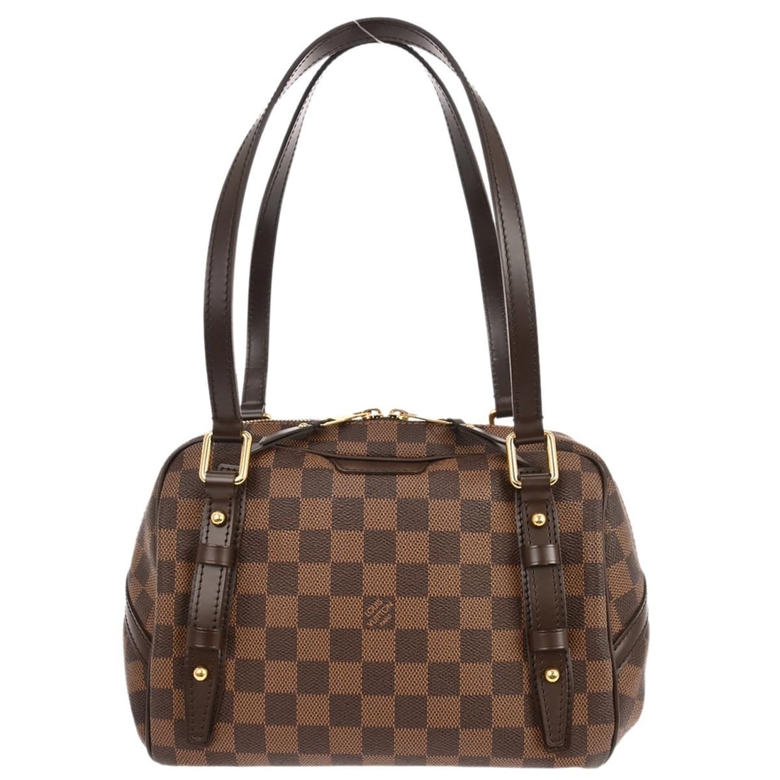 Damier Rivington PM Brown Leather Top Handle Bag by Louis Vuitton (1 of 11)