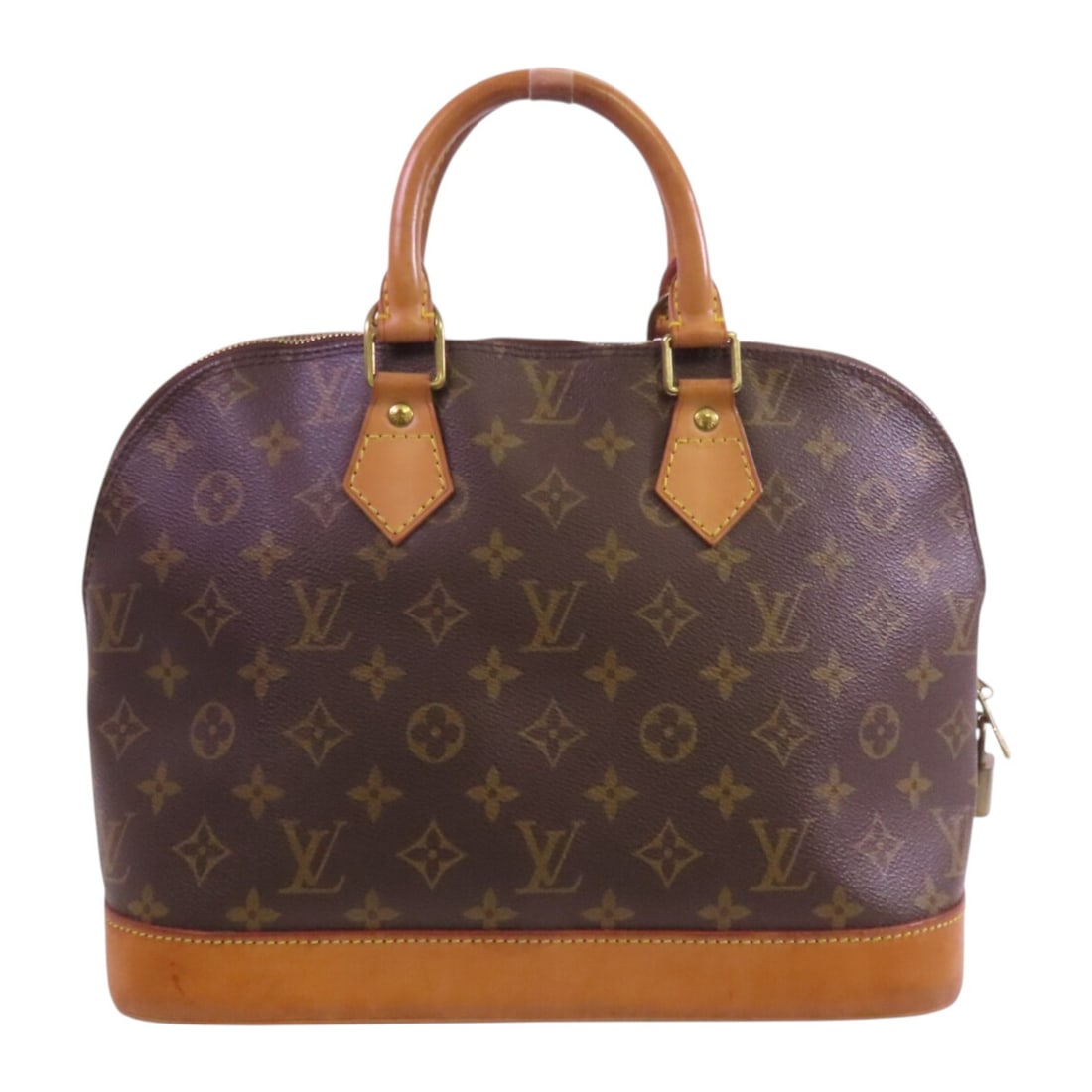 Louis Vuitton Alma PM Handbag M51130 Monogram Brown GHW: Louis Vuitton Alma PM Handbag M51130 Monogram Brown GHW This elegant LOUIS VUITTON Alma PM handbag showcases the iconic monogram pattern in a rich brown hue. Crafted from durable PVC coated canvas, th