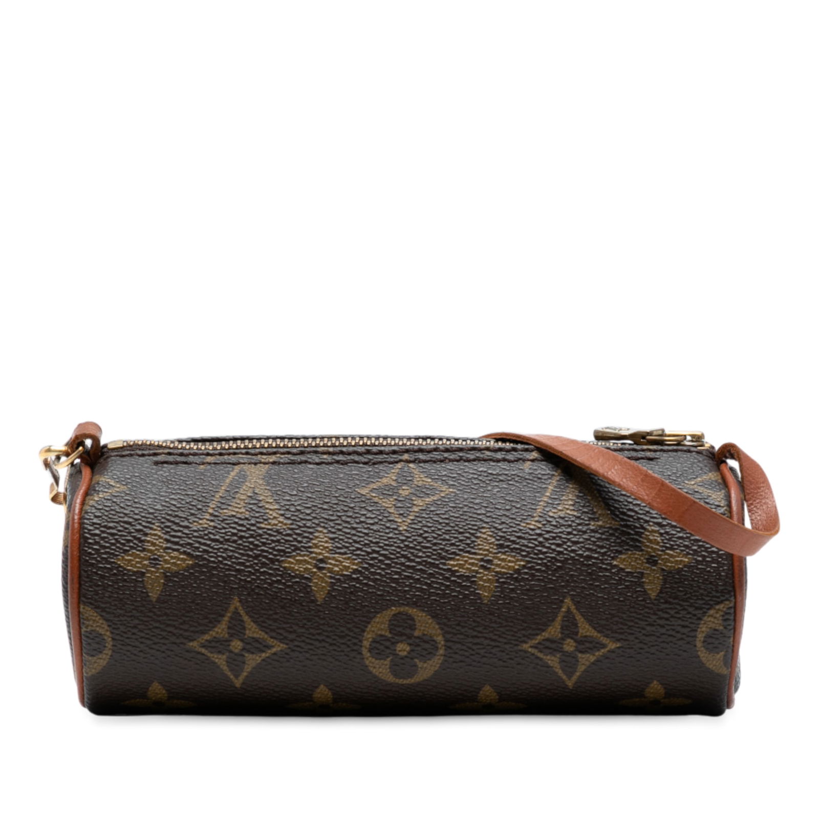 Louis Vuitton Monogram Papillon Pochette Brown Canvas Bag: Louis Vuitton Monogram Papillon Pochette Brown Canvas Bag The Louis Vuitton Monogram Papillon Pochette is an elegant and stylish bag crafted from signature monogram canvas. It features a flat leather