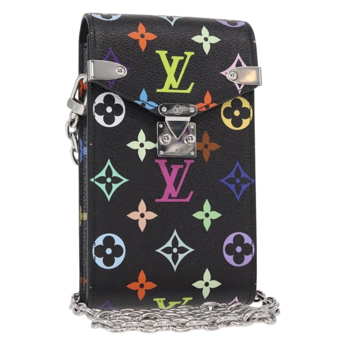 LOUIS VUITTON Monogram Multicolor Phone Pouch Metis Black M14098 Auth: LOUIS VUITTON Monogram Multicolor Phone Pouch Metis Black M14098 Auth The LOUIS VUITTON Monogram Multicolor Phone Pouch Metis is a stylish and practical accessory designed for modern living. Made from