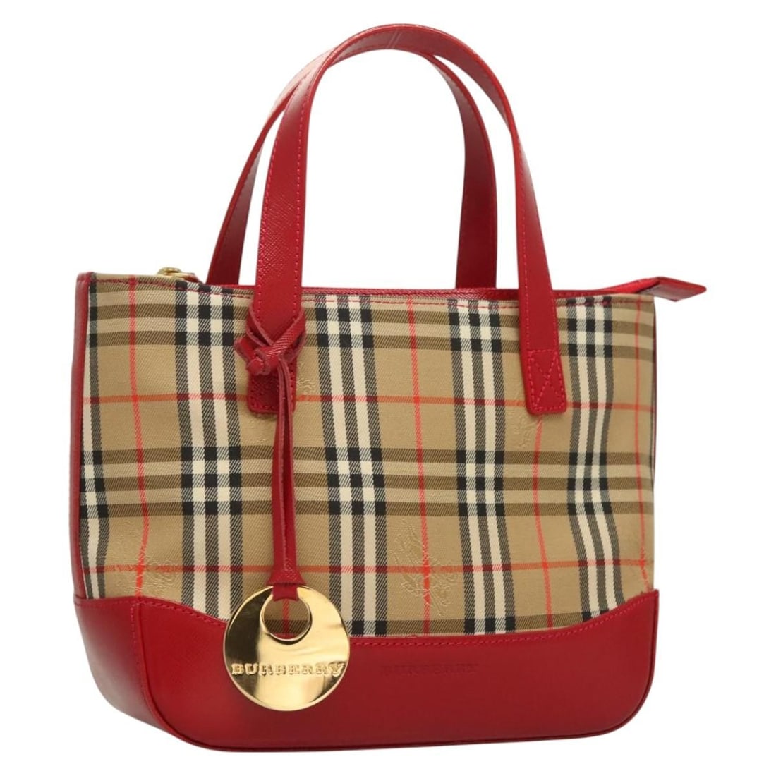 Burberry Nova Check Canvas Hand Bag Beige Gold Authentic: Burberry Nova Check Canvas Hand Bag Beige Gold Authentic This Burberry Nova Check Hand Bag is a stylish accessory crafted from high-quality canvas in a sophisticated beige and gold color combination.