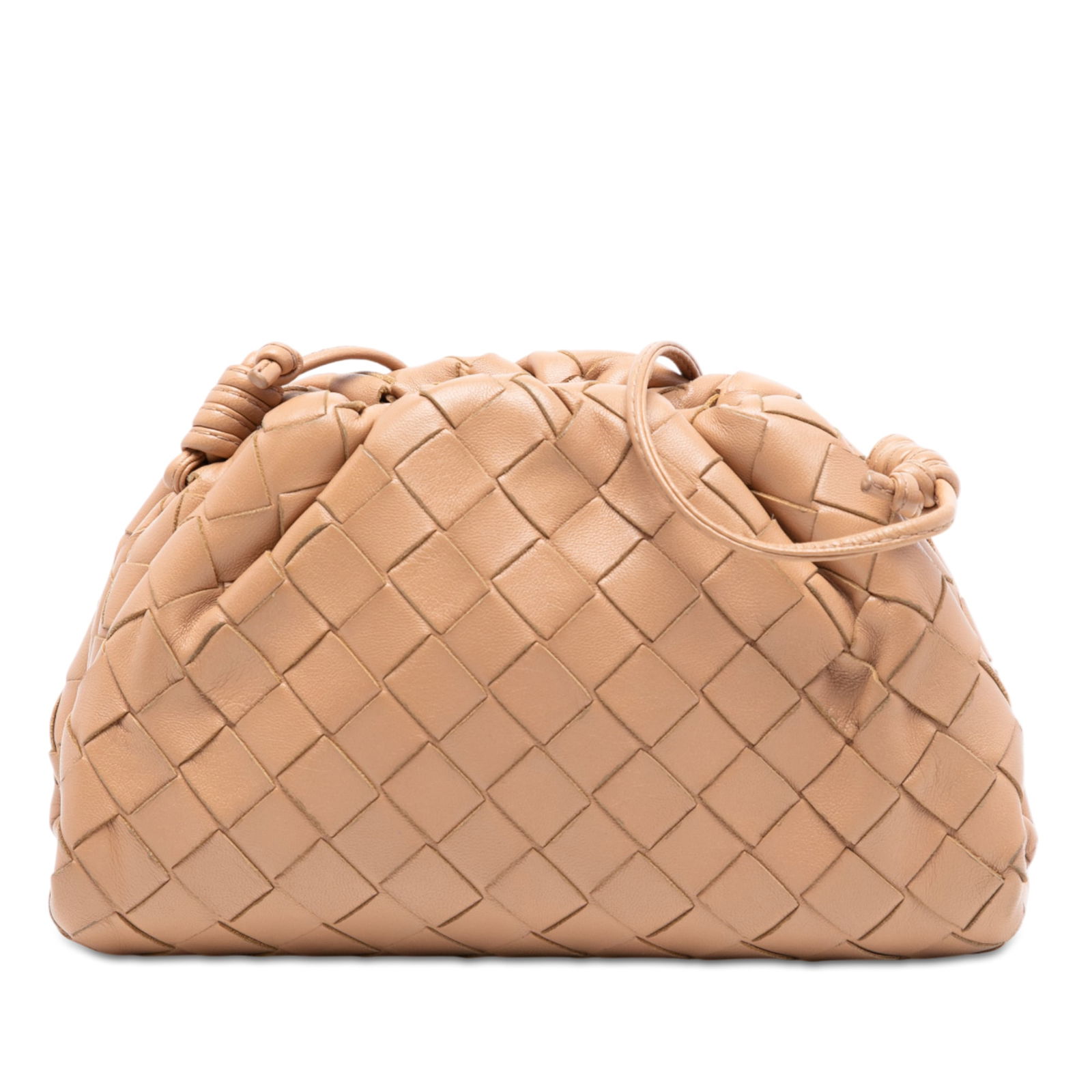 Woven Leather Mini Pouch Crossbody Bag by Bottega Veneta (1 of 7)