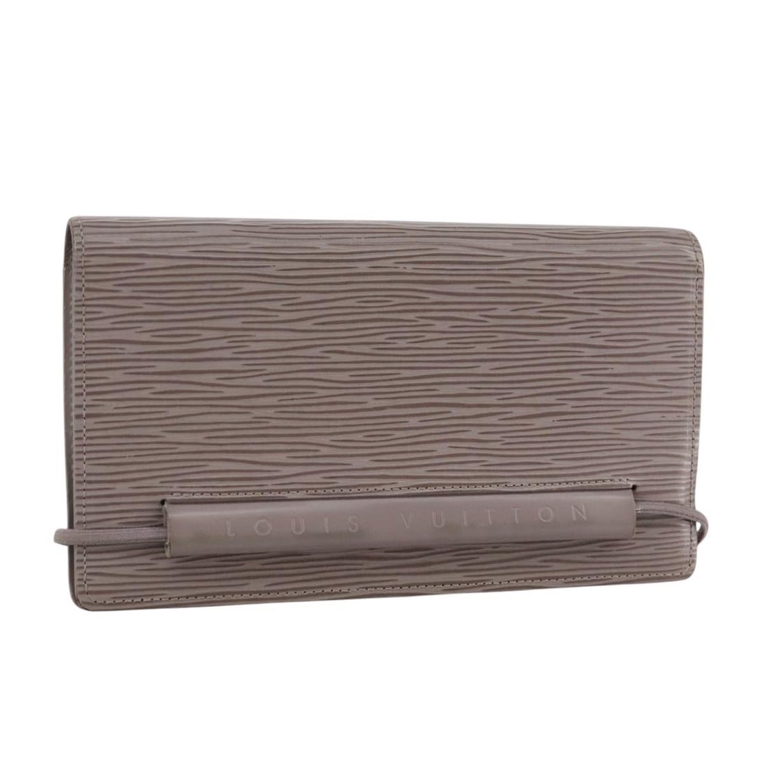 Epi Leather Purple Agenda Elastique Wallet by Louis Vuitton: Epi Leather Purple Agenda Elastique Wallet by Louis Vuitton This Louis Vuitton Agenda Elastique Wallet is crafted from Epi leather in a purple hue. Designed for women, it offers a stylish way to organ