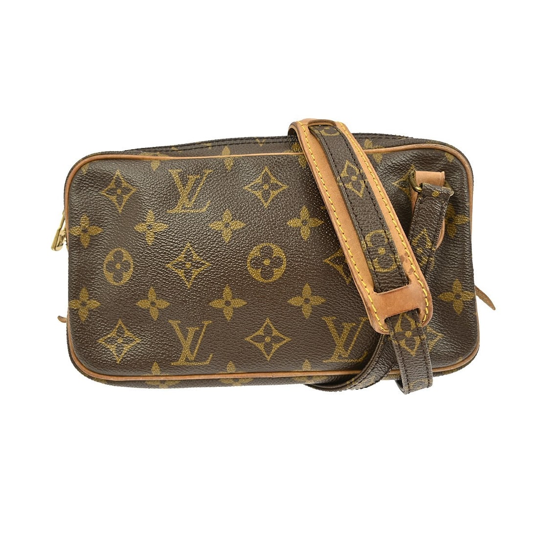 Louis Vuitton Monogram Canvas Pochette Marly Bandouliere Shoulder Bag (1 of 8)