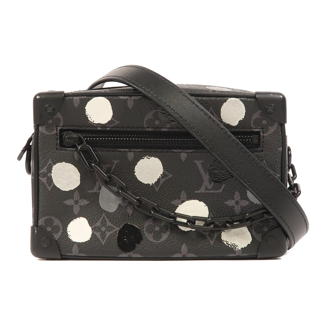 Mini Soft Trunk Monogram Eclipse Shoulder Bag by Louis Vuitton Black M81936 (1 of 15)