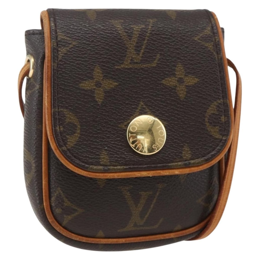 Louis Vuitton Brown Monogram Canvas Cancun Pochette Shoulder Bag: Louis Vuitton Brown Monogram Canvas Cancun Pochette Shoulder Bag This pre-owned Louis Vuitton Cancun Pochette features the classic Monogram canvas in brown, designed for women. The shoulder bag offers