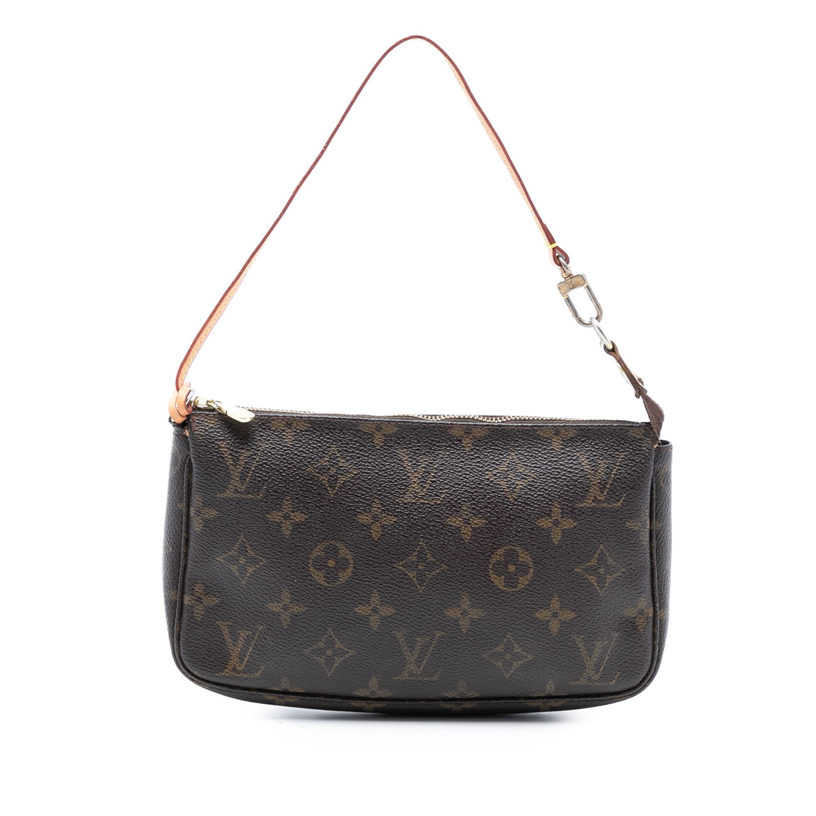 Louis Vuitton Monogram Canvas Pochette Accessoires Shoulder Bag Brown (1 of 7)