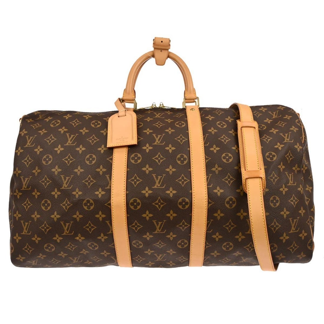 Louis Vuitton Keepall Bandouliere 55 Monogram Canvas Extra Large Travel Duffel (1 of 10)