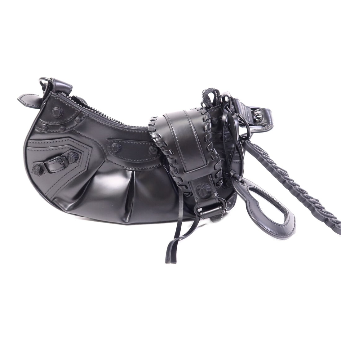 Black Calfskin Le Cagole XS Shoulder Bag by Balenciaga (1 of 16)