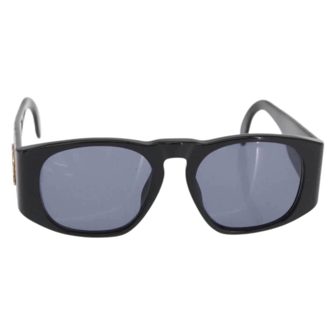 Black Plastic Sunglasses with Chanel CC Logo Italy (1 of 10)