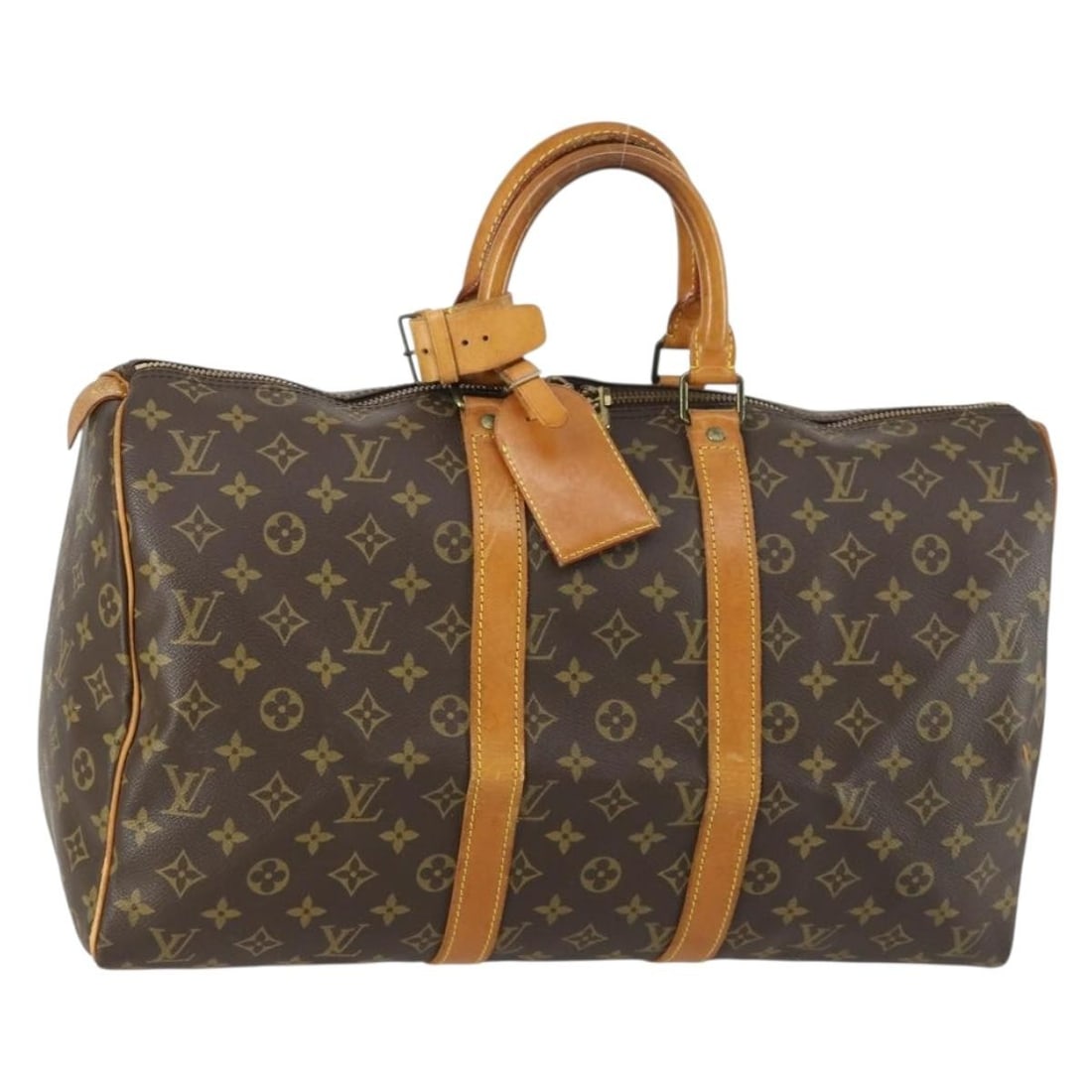 Louis Vuitton Monogram Canvas Keepall Travel Bag Brown 45cm (1 of 18)
