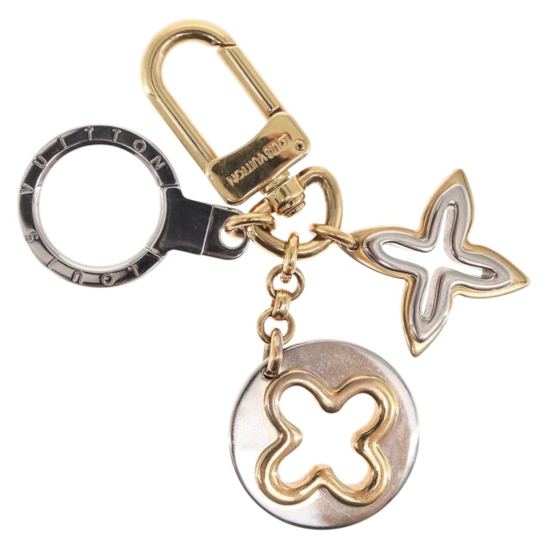 Louis Vuitton Ansolence Silver Metal Bag Charm M66133 from Italy (1 of 10)