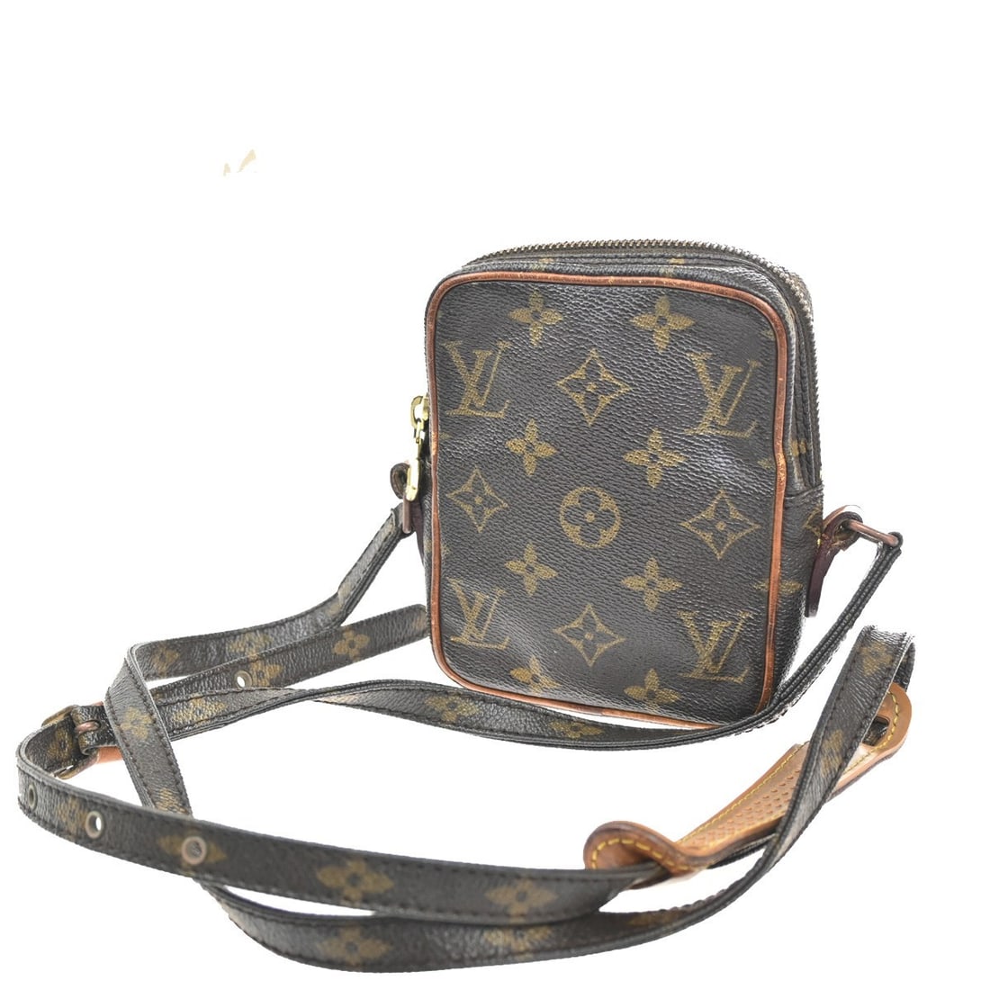Louis Vuitton Monogram Canvas Danube Brown Shoulder Bag France (1 of 15)