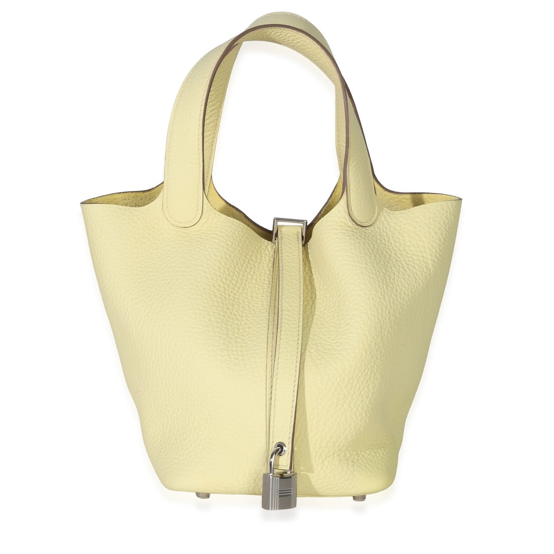 Hermes Picotin Lock 18 Jaune Milton Leather Top Handle Bag with PHW (1 of 1)