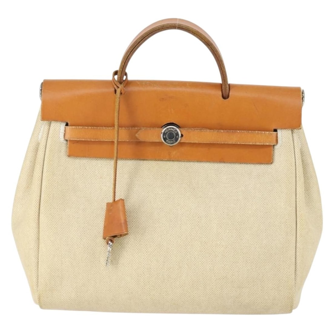 Herbag A Dos Canvas Backpack by Hermes in Beige (1 of 18)