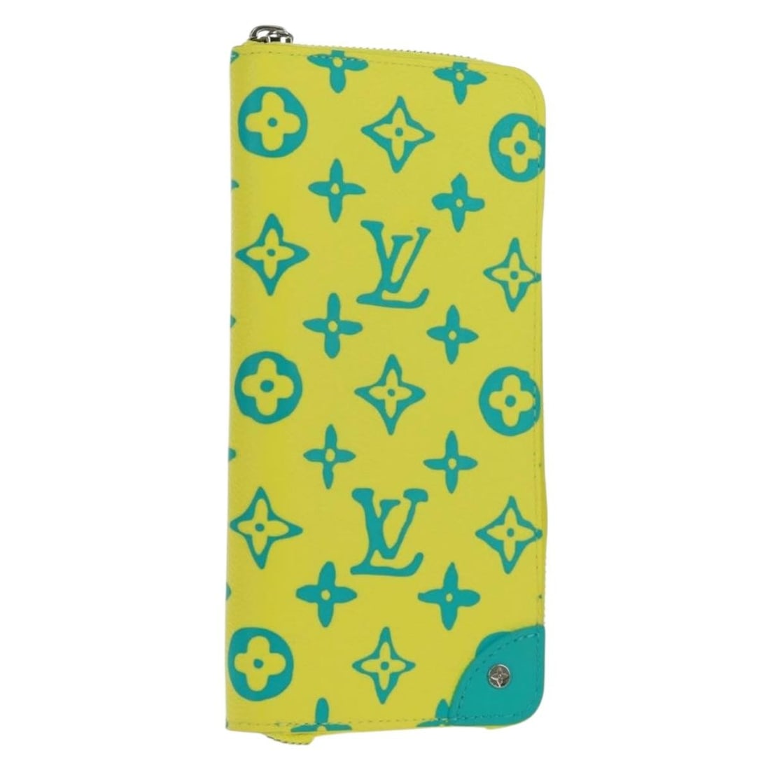 Louis Vuitton Playground Zippy Long Wallet Monogram Canvas Yellow M82005: Louis Vuitton Playground Zippy Long Wallet Monogram Canvas Yellow M82005 This Louis Vuitton Playground Zippy Vertical Wallet features a striking yellow monogram canvas exterior. The long wallet design