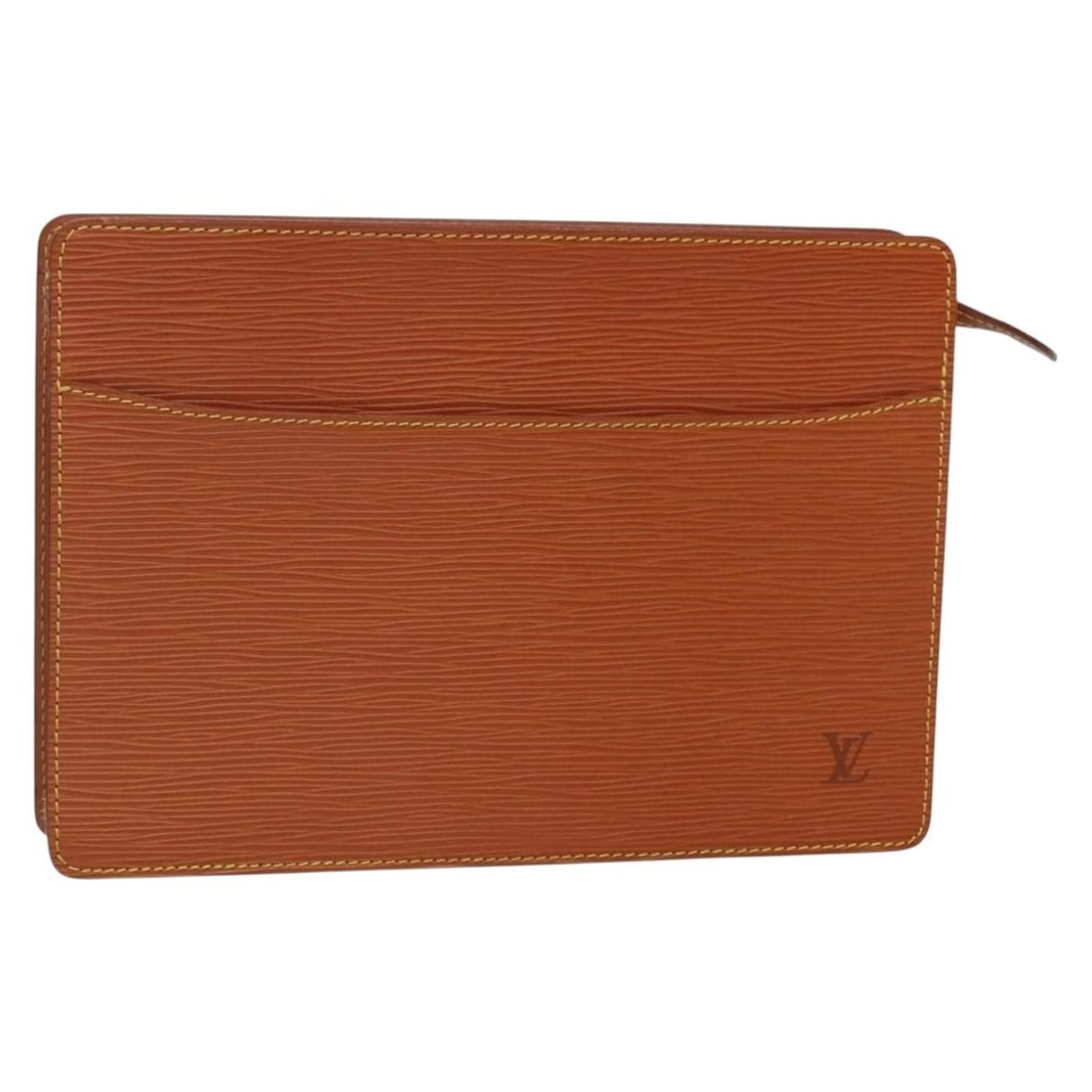 Louis Vuitton Epi Pochette Homme Clutch Bag Brown Zipangu Gold M52528 Auth: Louis Vuitton Epi Pochette Homme Clutch Bag Brown Zipangu Gold M52528 Auth This Louis Vuitton Epi Pochette Homme is a stylish clutch bag that combines functionality with luxury. Crafted in France from