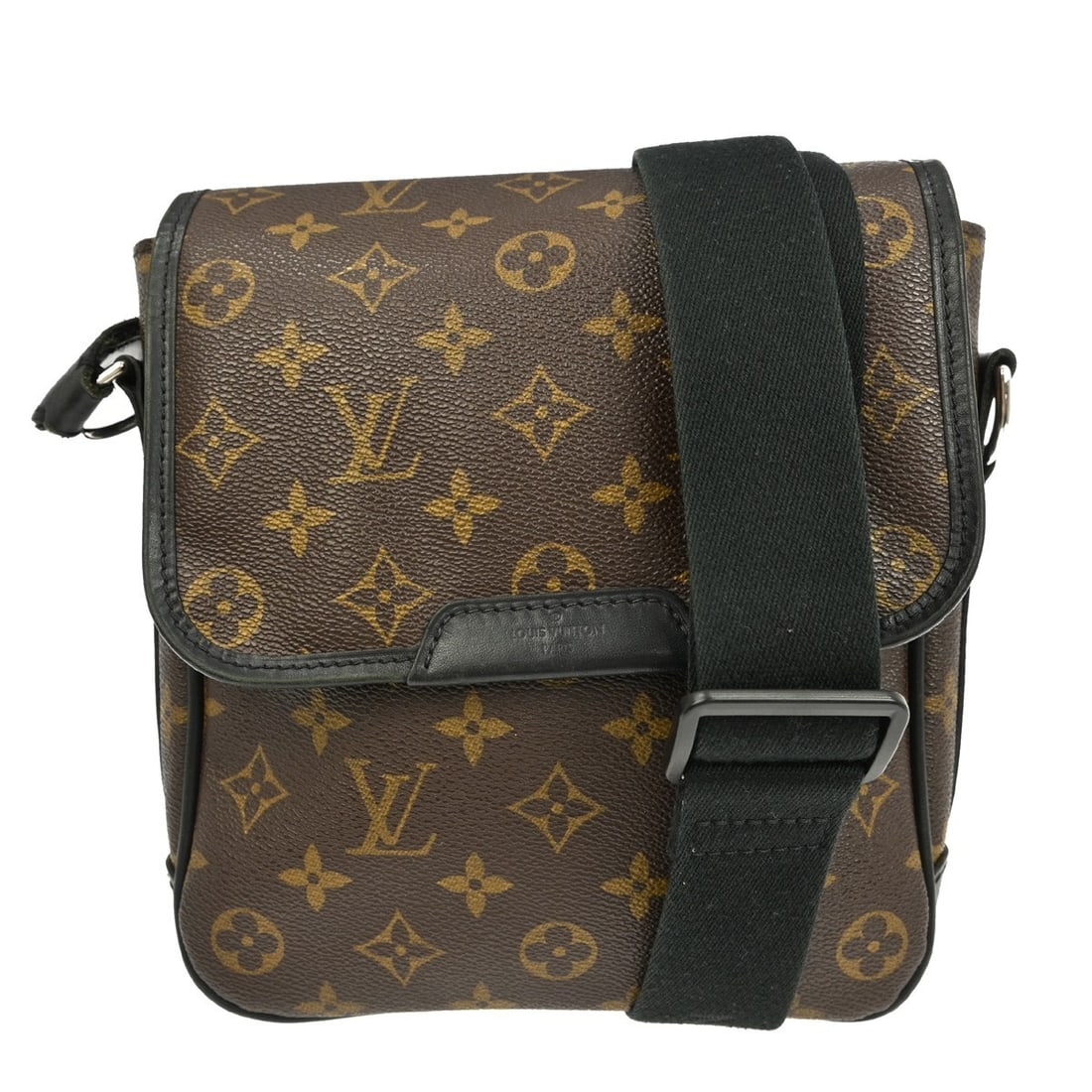 Bass Messenger Brown Canvas Shoulder Bag by Louis Vuitton (1 of 8)