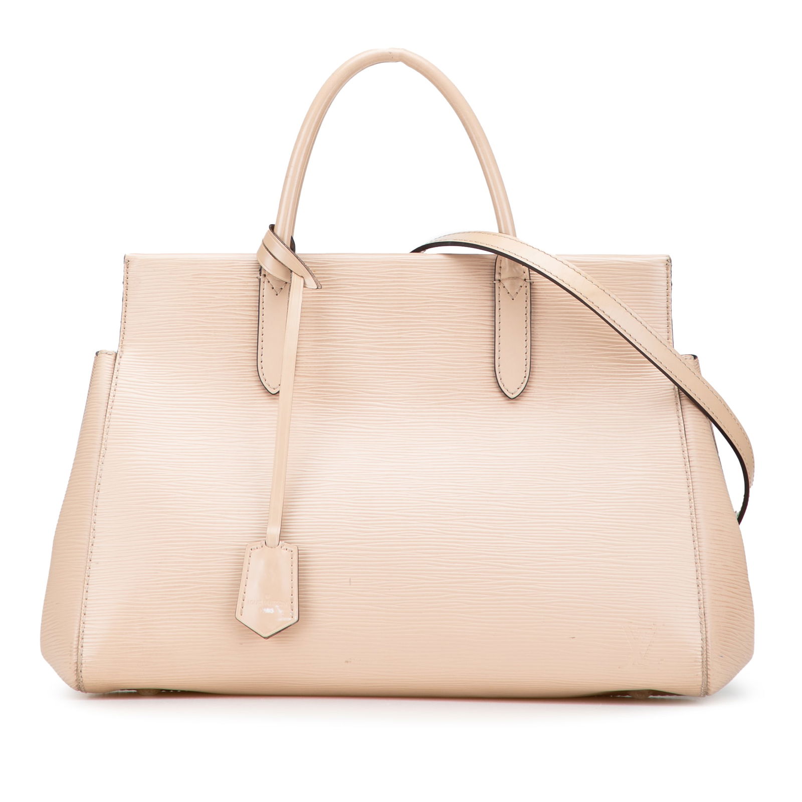 Louis Vuitton Epi Marly MM Brown Leather Handbag with Detachable Strap (1 of 10)