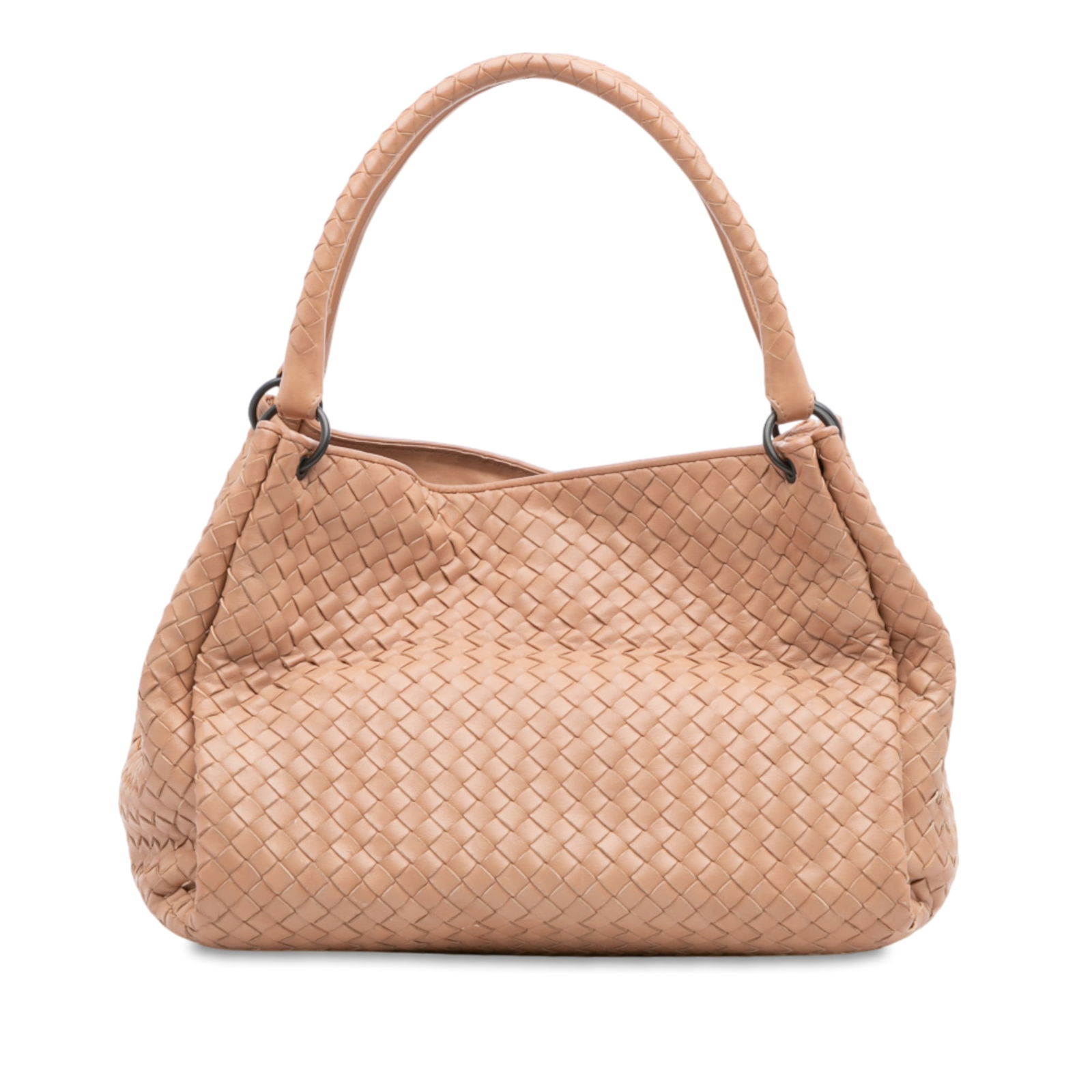 Bottega Veneta Nappa Intrecciato Parachute Tote Brown Leather Bag (1 of 12)